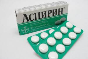 Аспирин применяется для разжижения крови