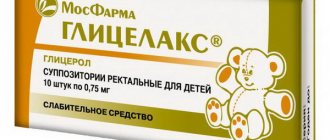 глицериновые свечи глицелакс