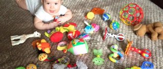 игрушки для новорожденных
