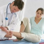 осмотр лодыжки