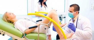 examination by a gynecologist