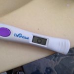 Negative Clearblue test