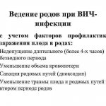 Childbirth with HIV infection