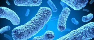 The growth of microorganisms is found to be 1