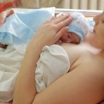 How long does blood bleed after childbirth?